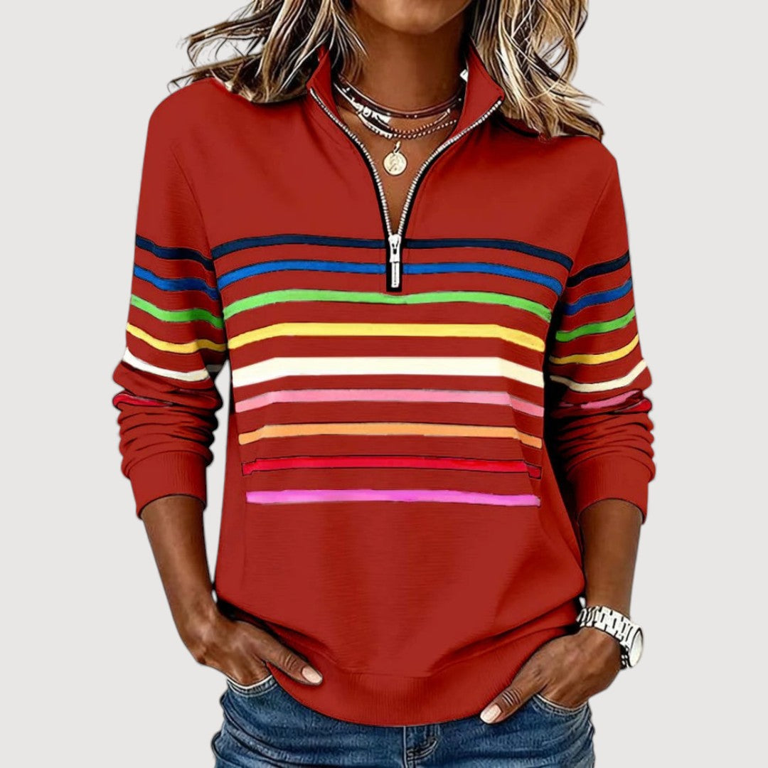 LAICA – RELAXED ZIP TOP
