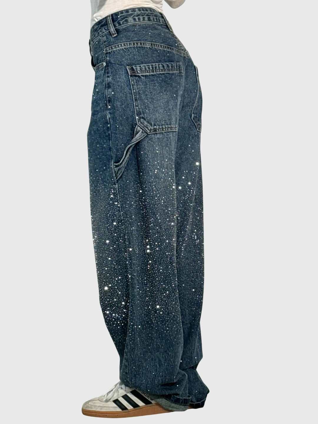 Kimberly | Women’s Sparkle Diamond Denim Pants