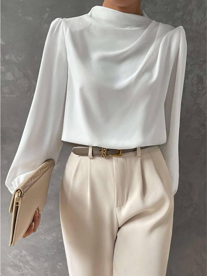 Madison | Women Elegant Relaxed Fit Long Sleeve Blouse