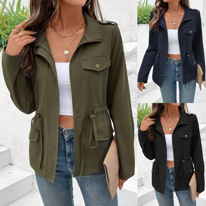 Camille™ | Lightweight Utility Jacket with Drawstring Waist