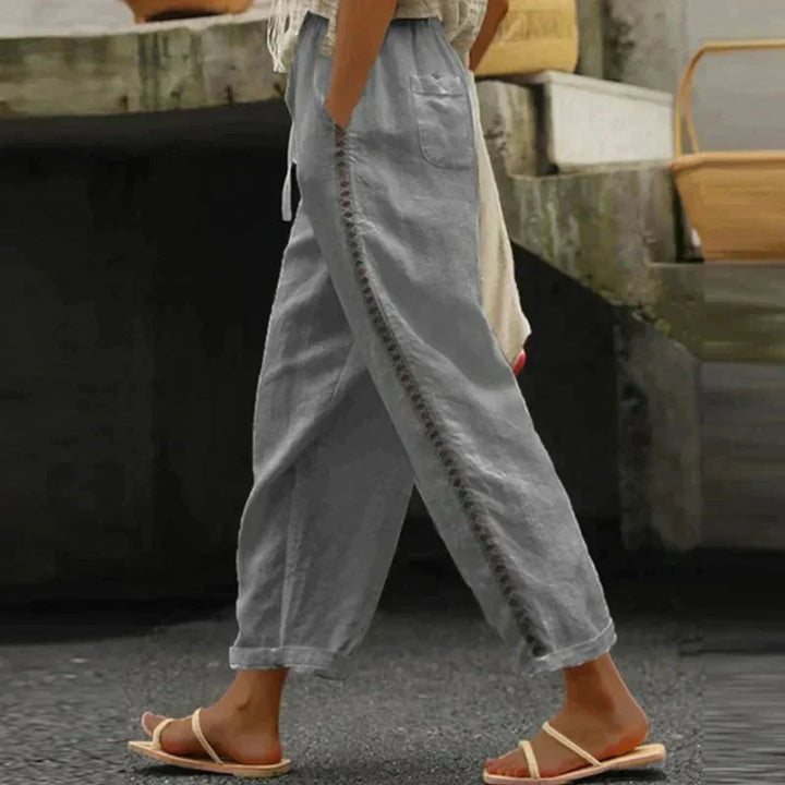 Abby | High-Waisted Tapered Trousers