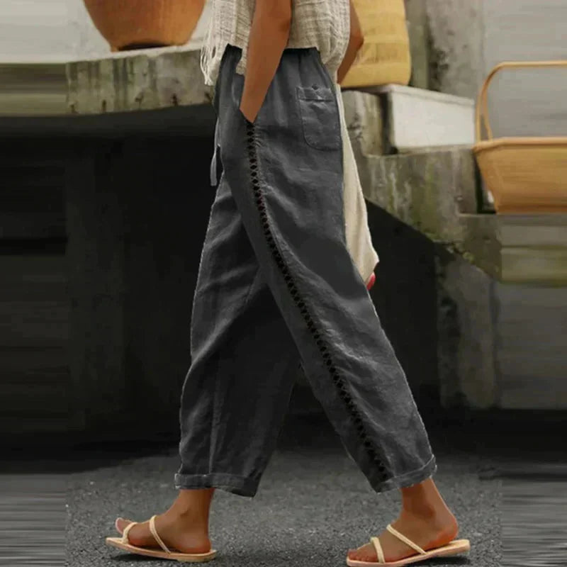 Abby | High-Waisted Tapered Trousers