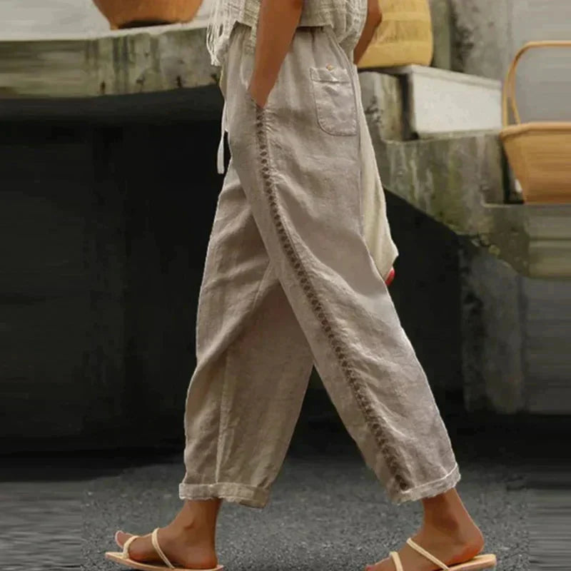 Abby | High-Waisted Tapered Trousers