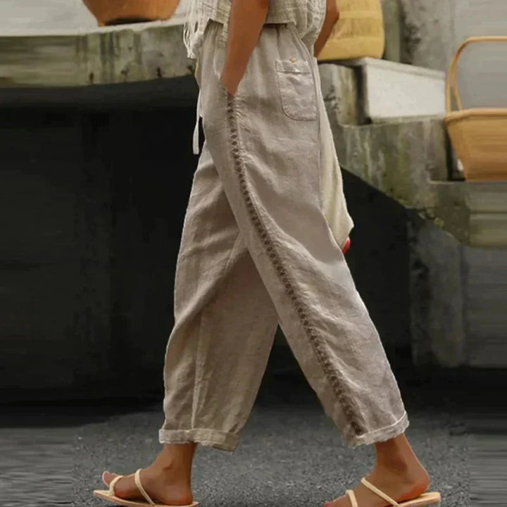 Abby | High-Waisted Tapered Trousers