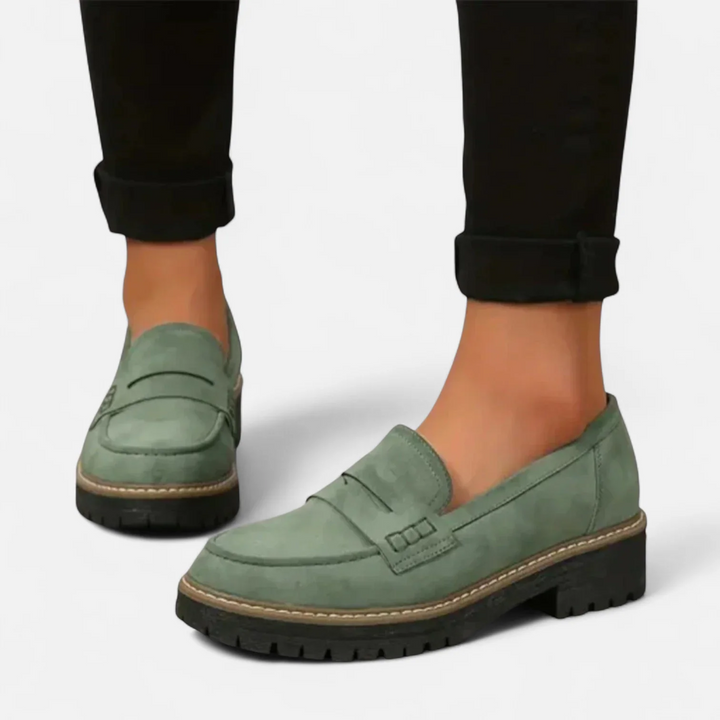 Dearbhla | Orthopedic Penny Loafers with Lug Sole