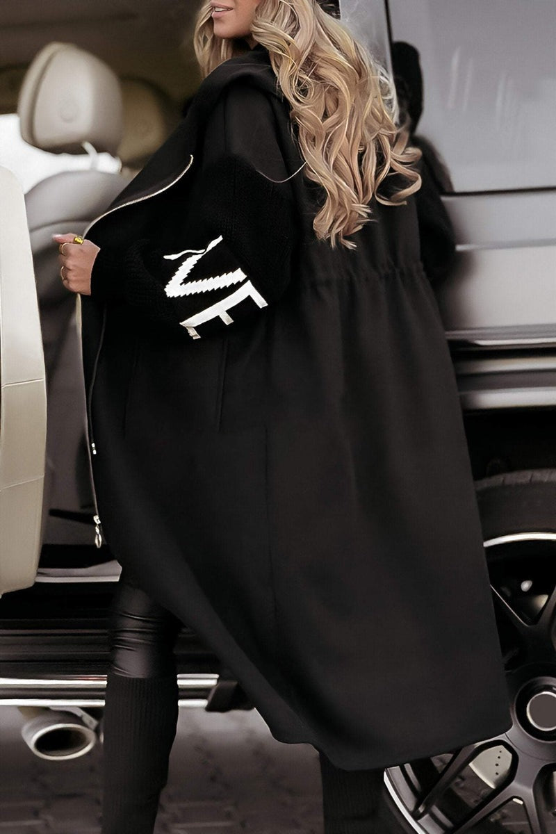 Madeleine™ | Long Hooded Weather-Resistant Coat