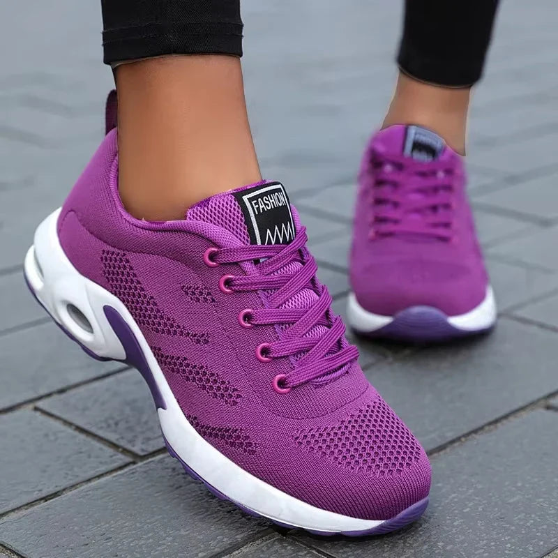 Orthopedic Shoes For Women | Breathable Mesh Lace-Up Athletic