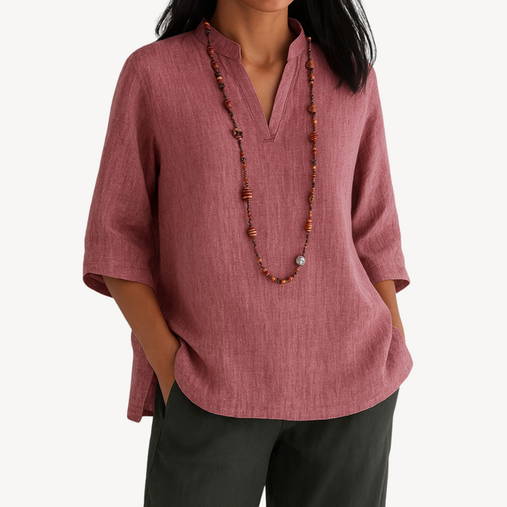 Katherine | Women’s Casual Linen Tunic Top