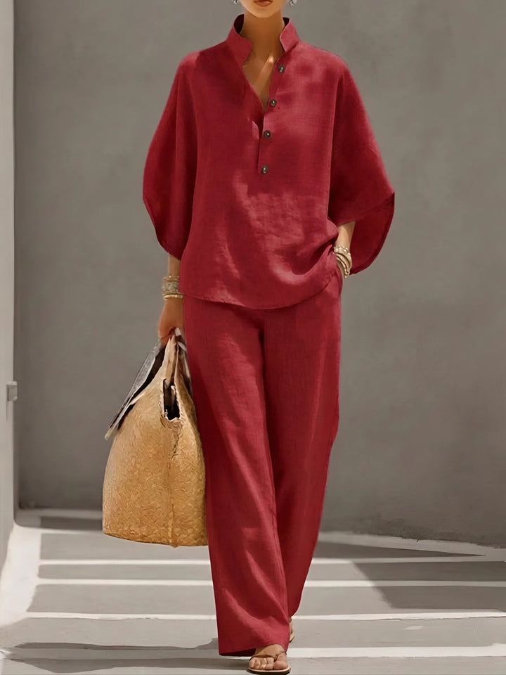 Ellen™ – Linen Cotton Two-Piece Set